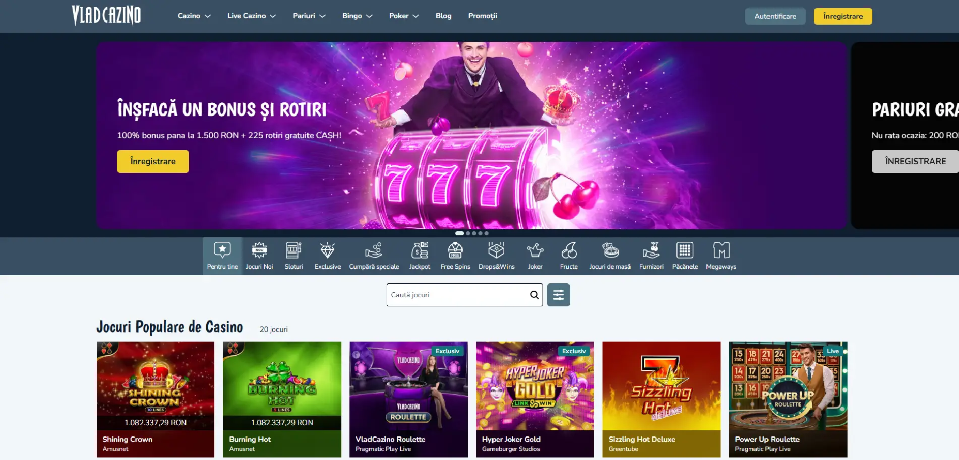 Spinania casino